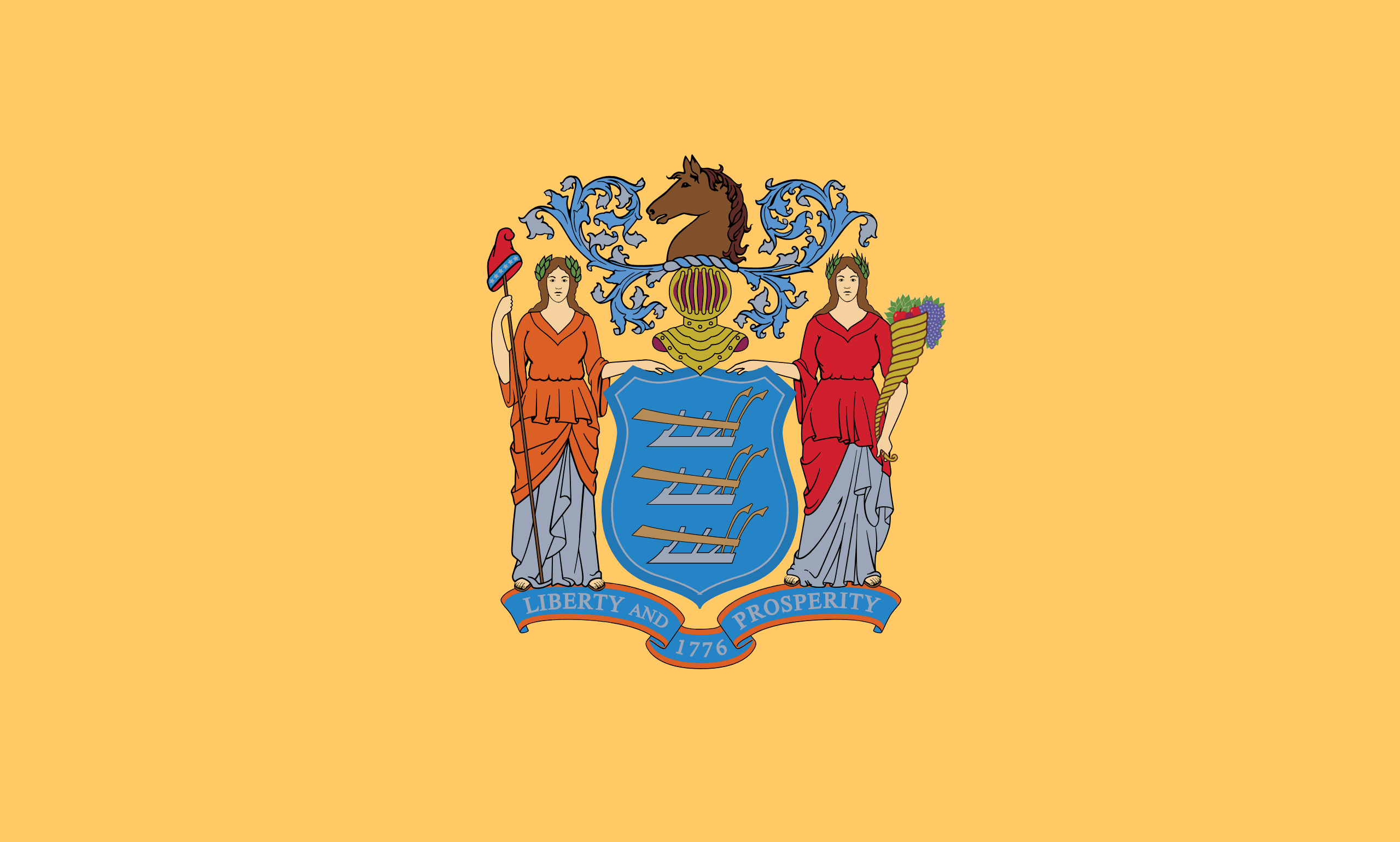 NJ state flag