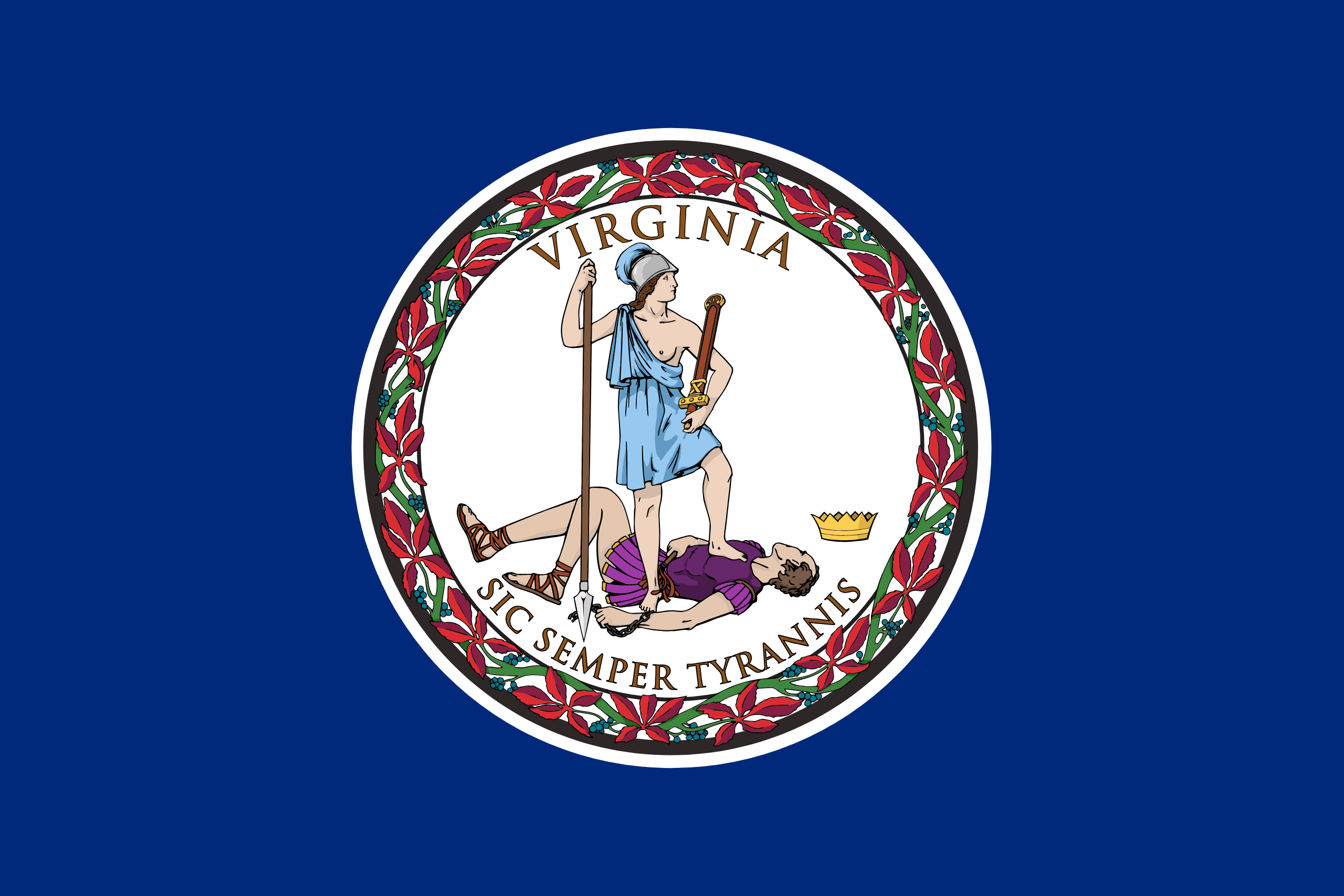 VA state flag