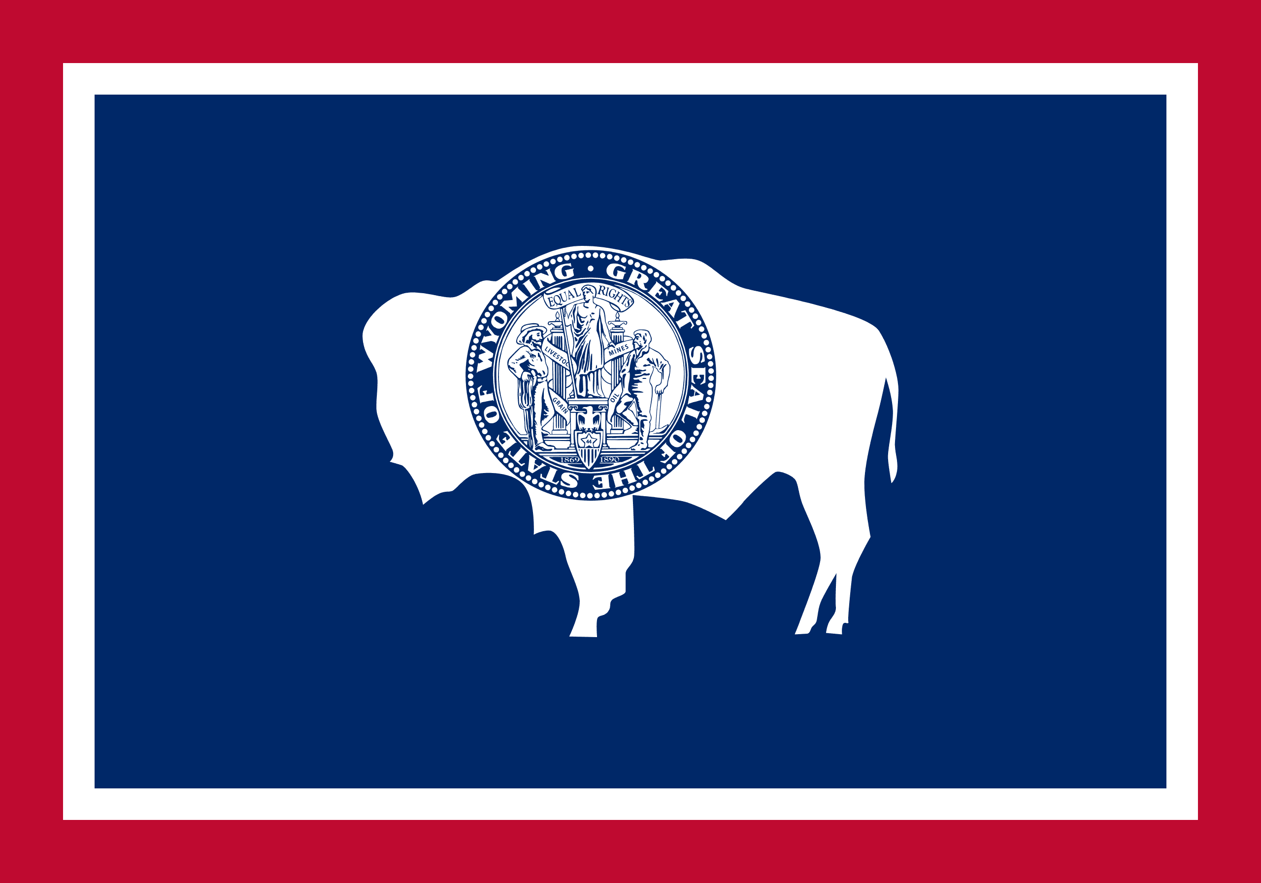 WY state flag